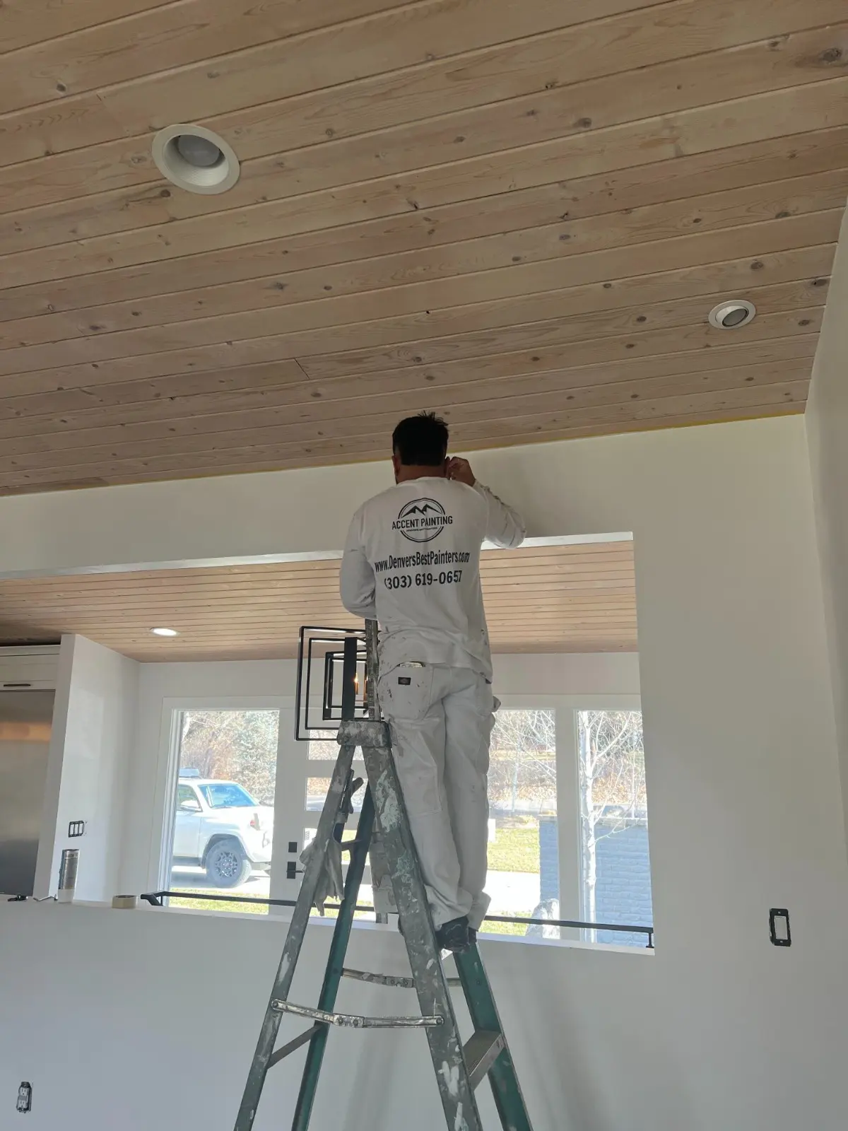 Professional interior residential room painting services in Denver, CO by Accent Painting.