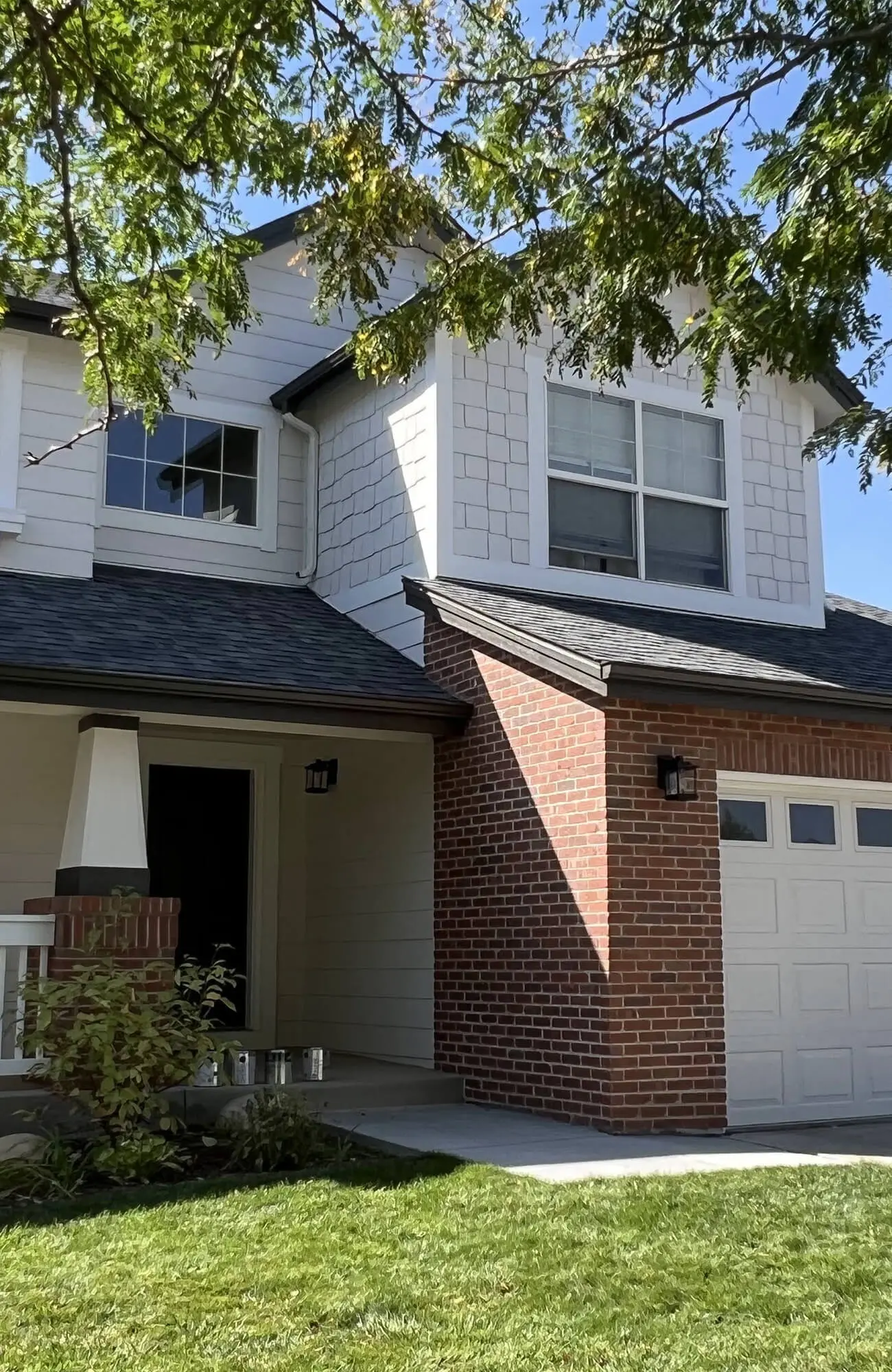 Professional exterior residential painting services by Accent Painting, showcasing a completed home repaint project in Arvada, CO.
