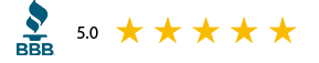 Better Business Bureau review stars