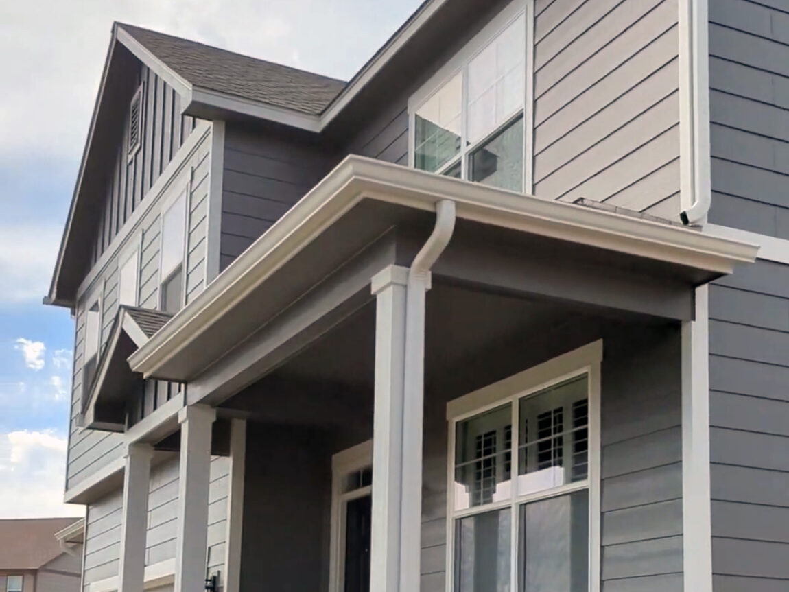 Side view of Colorado home exterior