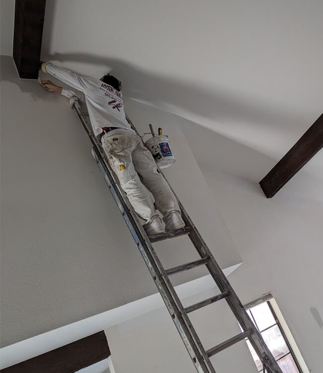 interior ceiling painting Interior ceiling painting